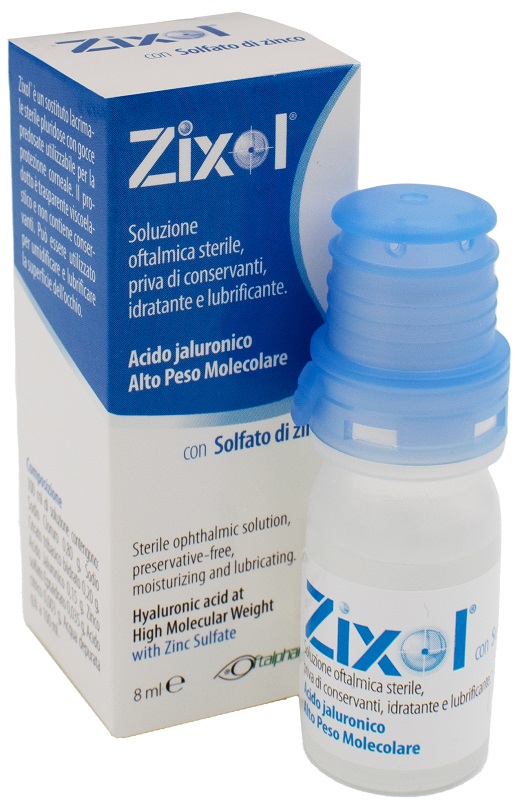 SOLUZIONE OFTALMICA ZIXOL PLURIDOSE 8 ML - farmagiri