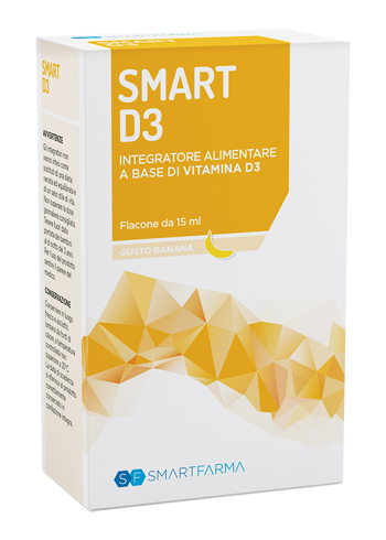 SMART D3 GOCCE 15 ML GUSTO BANANA - farmagiri