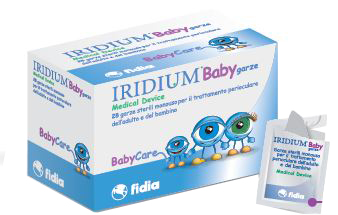 GARZA OCULARE MEDICATA IRIDIUM BABY 28 PEZZI - farmagiri