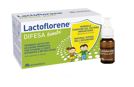 LACTOFLORENE DIFESA BAMBINI 10 FLACONI 100 ML - farmagiri