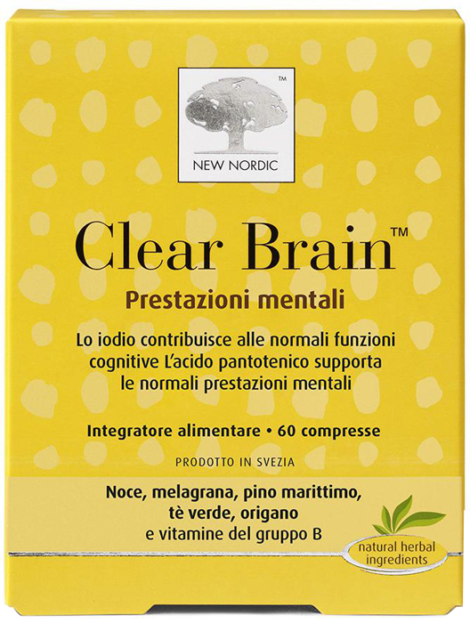 CLEAR BRAIN 60 COMPRESSE - farmagiri
