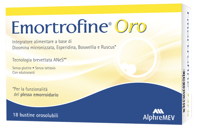 EMORTROFINE ORO 18 BUSTINE DA 3 G - farmagiri