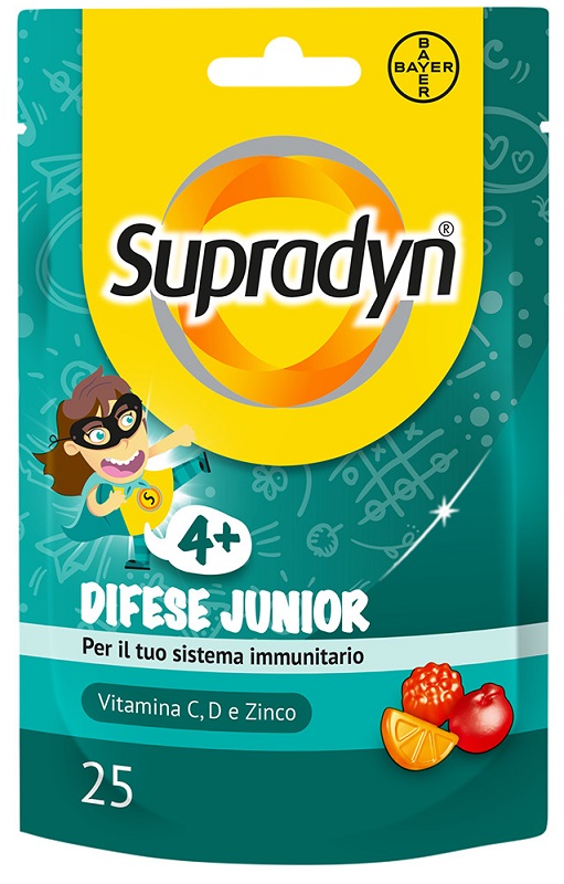 SUPRADYN DIFESE JUNIOR 25 CARAMELLE GOMMOSE - farmagiri