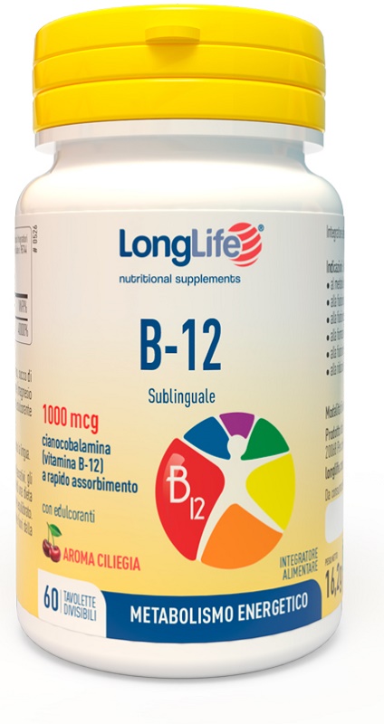 LONGLIFE B12 1000 MCG 60 TAVOLETTE - farmagiri