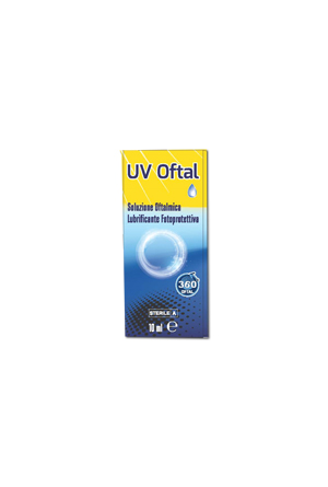 UV OFTAL SOLUZIONE OFTALMICA LUBRIFICANTE FOTOPROTETTIVA 10 ML - farmagiri