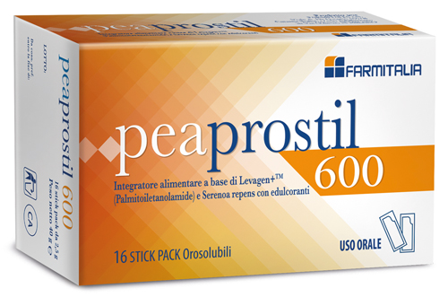 PEAPROSTIL 600 16 STICK PACK OROSOLUBILI - farmagiri