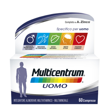 MULTICENTRUM UOMO 60 COMPRESSE - farmagiri