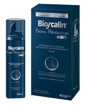 BIOSCALIN SIGNAL REVOLUTION MEN TRATTAMENTO INTENSIVO ANTICADUTA ANTIDIRADAMENTO FOAM 75 ML - farmagiri