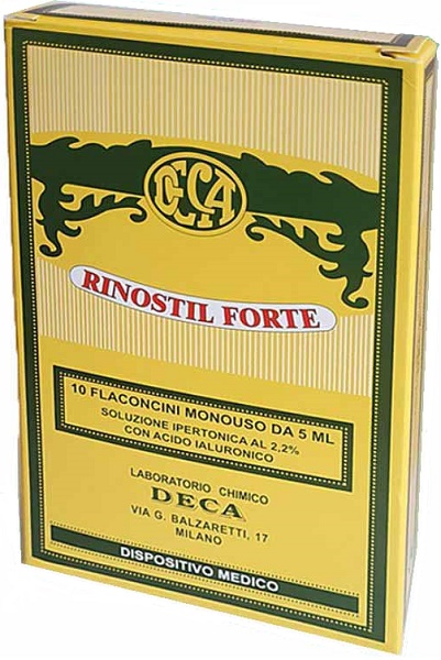 RINOSTIL FORTE SOLUZIONE IPERTONICA 10 FLACONCINI MONOUSO DA 5 ML - farmagiri
