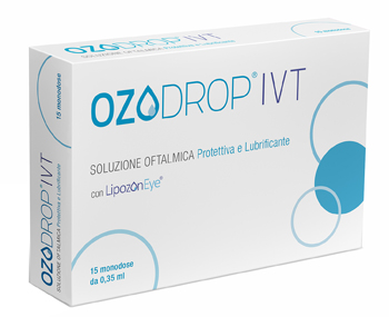 OZODROP IVT SOLUZIONE OFTALMICA BASE DI OLIO OZONIZZATO IN FOSFOLIPIDI 15 FLACONCINI MONODOSE DA 0,35 ML - farmagiri