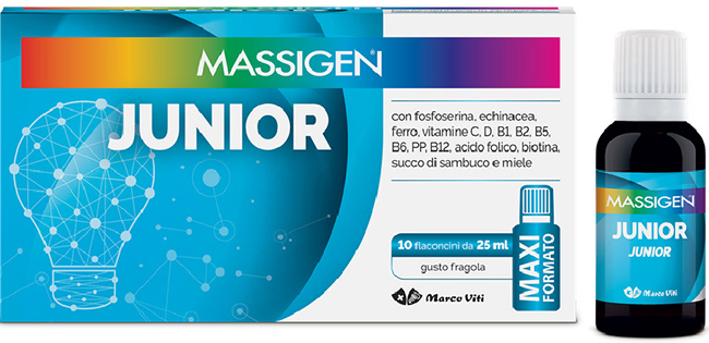 MASSIGEN JUNIOR 10 FLACONI DA 25 ML - farmagiri