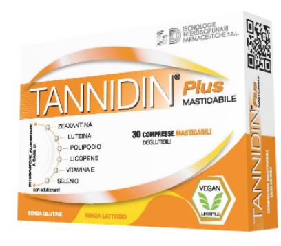 TANNIDIN PLUS 30 COMPRESSE MASTICABILI - farmagiri