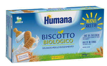 HUMANA BISCOTTO BABY BIO 2 SACCHETTI DA 180 G - farmagiri