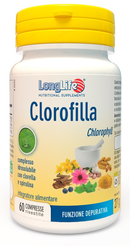 LONGLIFE CLOROFILLA 60 COMPRESSE RIVESTITE - farmagiri
