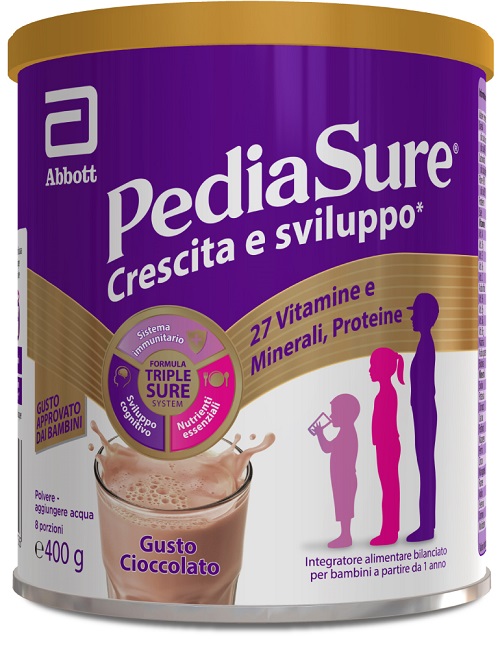 PEDIASURE CRESCITA&SVILUPPO CIOCCOLATO 400 G - farmagiri