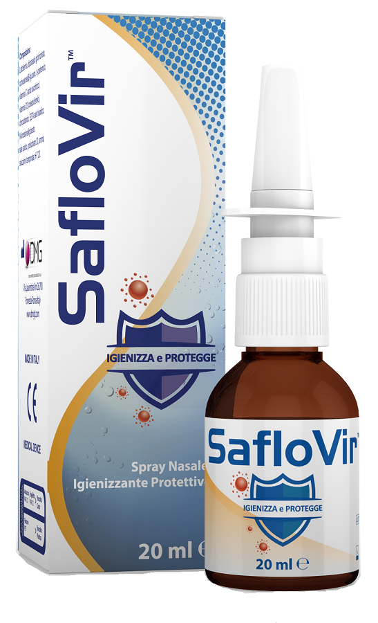 SAFLOVIR SPRAY NASALE IGIENIZZANTE PROTETTIVO 20 ML - farmagiri