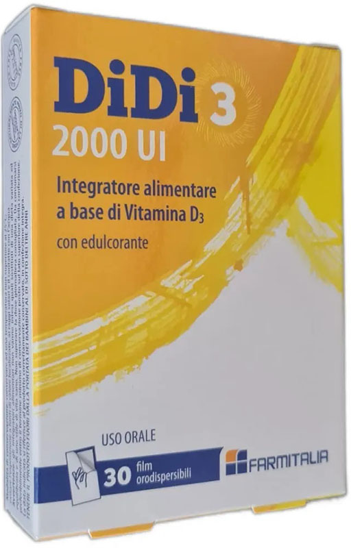 DIDI3 2000 UI 30 FILM ORODISPERSIBILI - farmagiri