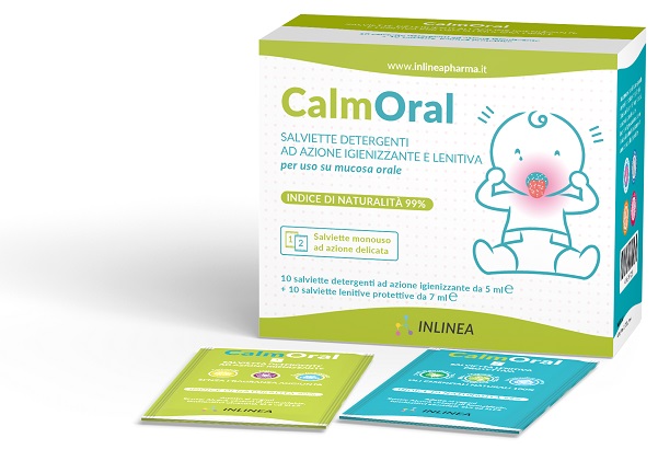 CALMORAL 10 SALVIETTE DETERGENTI + 10 SALVIETTE LENITIVE PROTETTIVE - farmagiri