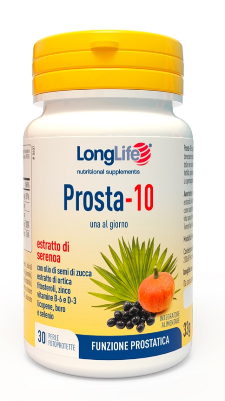 LONGLIFE PROSTA-10 30 PERLE FOTOPROTETTE - farmagiri