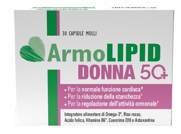 ARMOLIPID DONNA 50+ 30 CAPSULE MOLLI - farmagiri