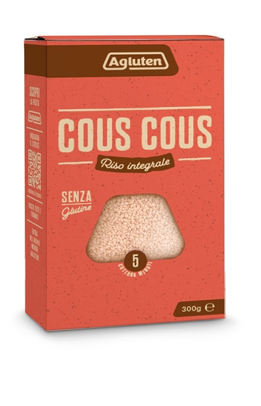 AGLUTEN COUS COUS RISO INTEGRALE 300 G - farmagiri