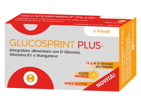 GLUCOSPRINT PLUS ARANCIA 6 FIALOIDI DA 25 ML - farmagiri