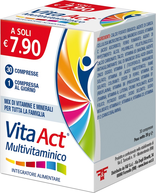 VITA ACT MULTIVITAMINICO 30 COMPRESSE - farmagiri