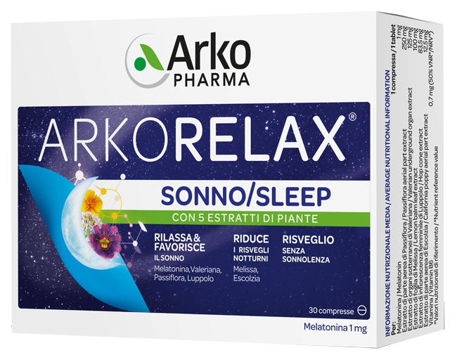 ARKORELAX SONNO 30 COMPRESSE - farmagiri