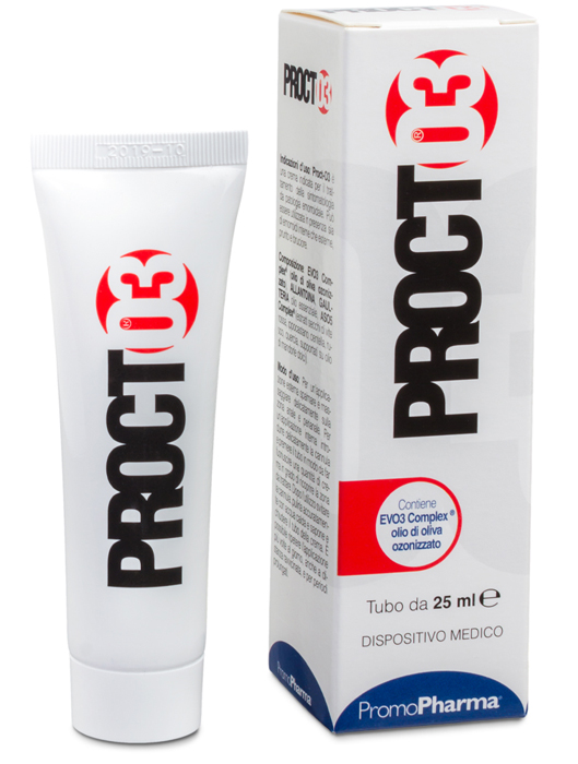 PROCTO3 CREMA PER TRATTAMENTO EMORROIDI 25 ML - farmagiri