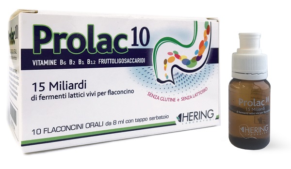PROLAC10 FERMENTI LATTICI 15 MILIARDI 10 FLACONCINI 8 ML - farmagiri