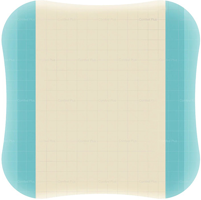 MEDICAZIONE SPECIALE ATTIVA CON IDROCOLLOIDE CON BORDI SMUSSATI COMFEEL PLUS 10X10 CM 10 PEZZI - farmagiri