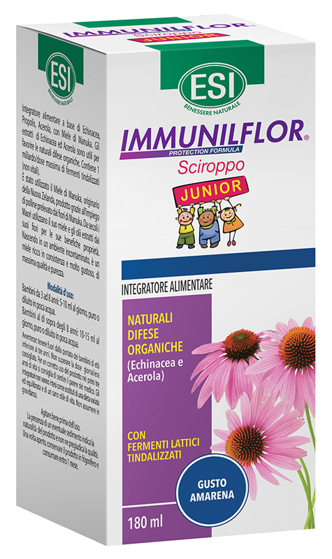 ESI IMMUNILFLOR SCIROPPO JUNIOR 180 ML - farmagiri