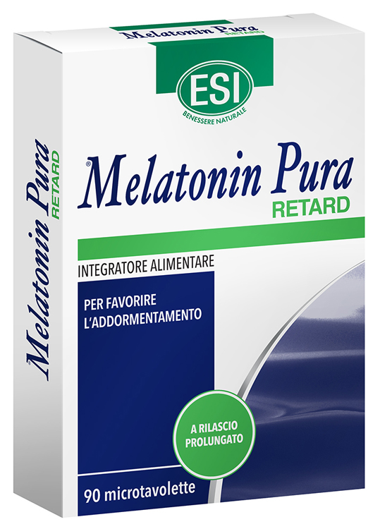 ESI MELATONIN PURA RETARD 90 MICROTAVOLETTE - farmagiri