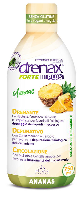 DRENAX FORTE PLUS ESOTICO CON ESTRATTO D'ANANAS 750 ML - farmagiri