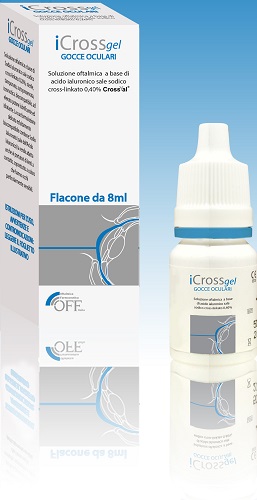 ICROSS GEL GOCCE OCULARI ACIDO IALURONICO CROSS-LINKATO 0,4% 8 ML - farmagiri