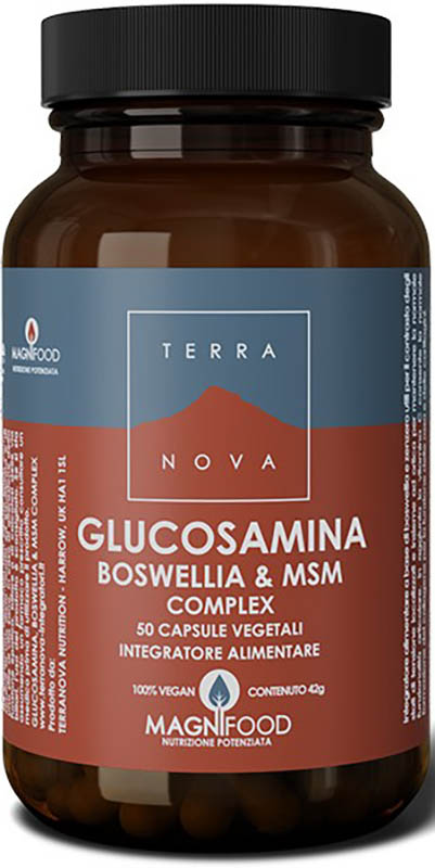 TERRANOVA COMPLESSO DI GLUCOSAMINA BOSWELLIA E MSM 50 CAPSULE - farmagiri