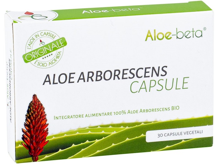 ALOE BETA 30 CAPSULE ALOE ARBORESCENS - farmagiri