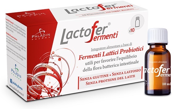 LACTOFER FERMENTI 10 FLACONCINI 10 ML - farmagiri