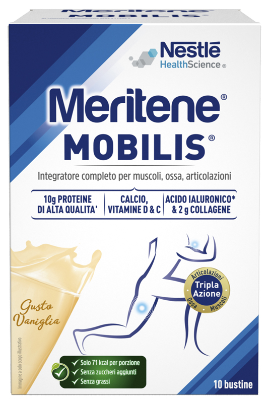 MERITENE MOBILIS GUSTO VANIGLIA 10 BUSTINE DA 21 G - farmagiri