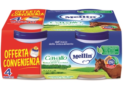 MELLIN OMOGENEIZZATO CAVALLO 4 X 80 G - farmagiri