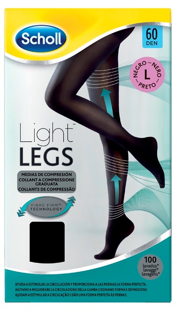 SCHOLL LIGHTLEGS 20 DENARI TAGLIA L COLORE NERO 1 PAIO - farmagiri
