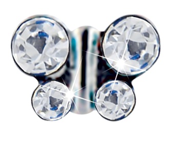 FARFALLA 6MM CRISTALLO - farmagiri