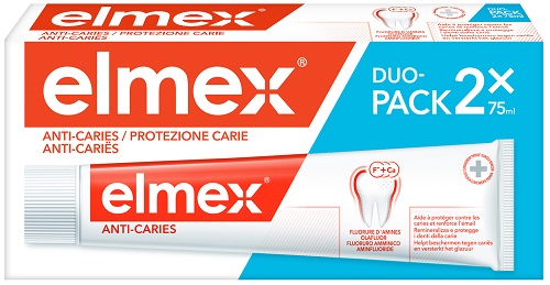 ELMEX PROTEZIONE CARIE 2 X 75 ML - farmagiri