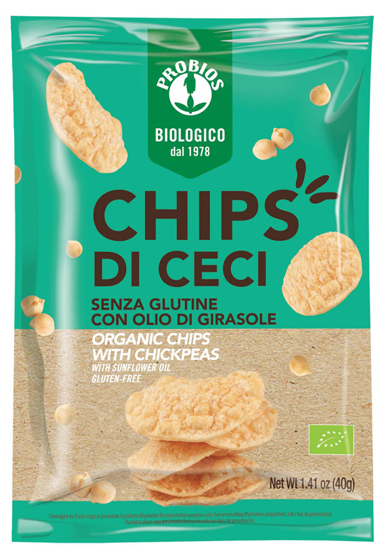 PROBIOS CHIPS DI CECI 40 G - farmagiri