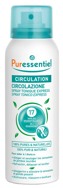 PURESSENTIEL SPRAY TONICO EXPRESS CIRCOLAZIONE 100 ML - farmagiri