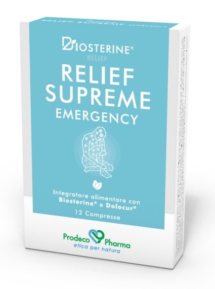 BIOSTERINE RELIEF SUPREME EMERGENCY 12 COMPRESSE - farmagiri