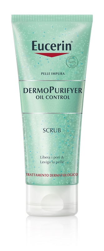 EUCERIN PELLE IMPURA DERMOPURIFYER OIL CONTROL SCRUB 100 ML - farmagiri