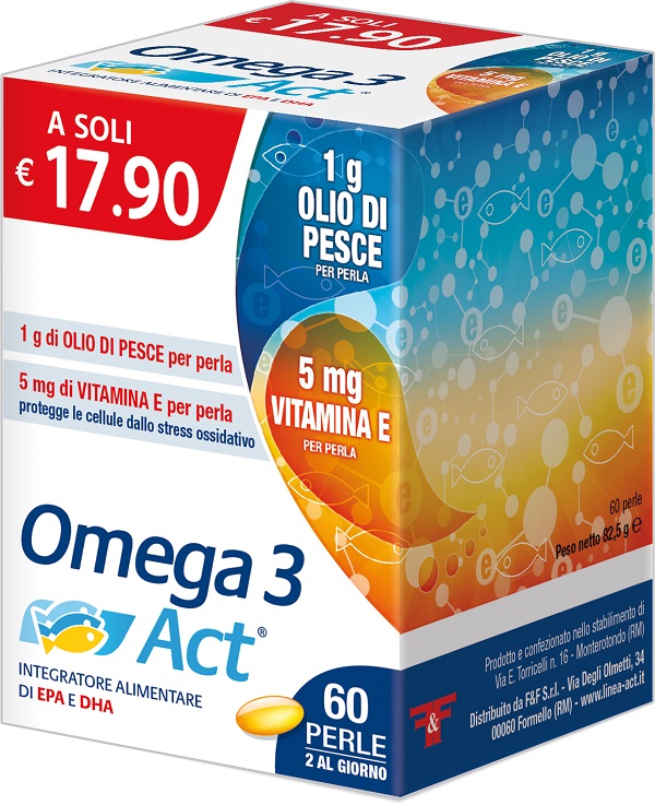 OMEGA 3 ACT 1G 60 PERLE - farmagiri