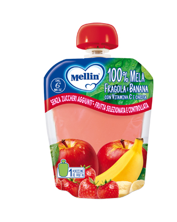 MELLIN POUCH MELA/FRAGOLA/BANANA 90 G - farmagiri