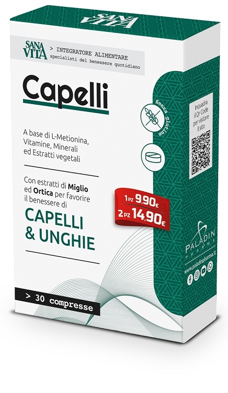 SANAVITA CAPELLI 30 COMPRESSE - farmagiri